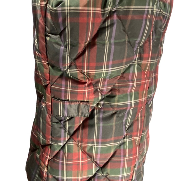 🔺SOLD🔺Eddie Bauer Down Vest Puffer Plaid Size XXL - Picture 4 of 9